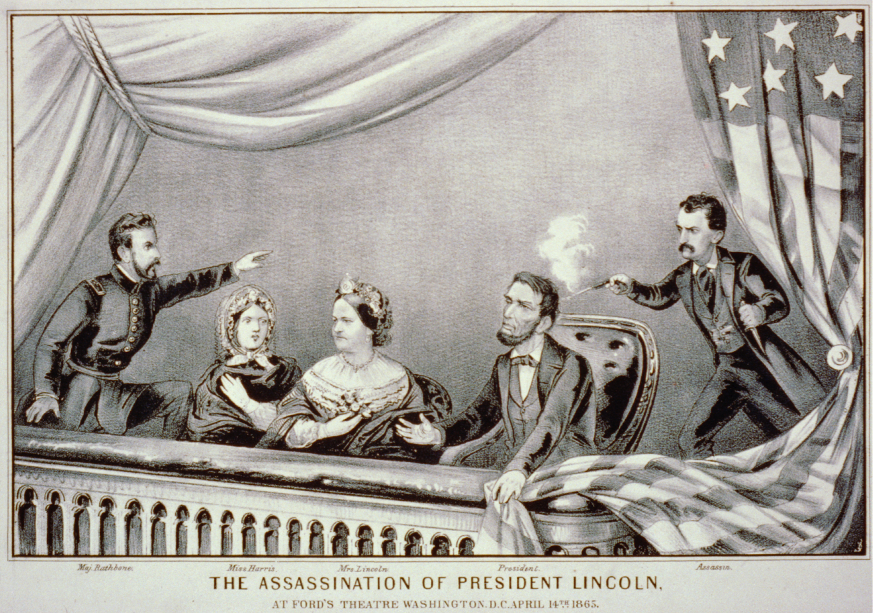 1865 Ford's Theater PHOTO President Abraham Lincoln Assassination 