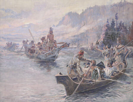 Lewis and Clark on the Lower Columbia