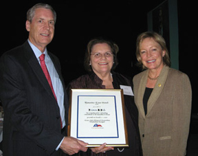 Fran Vick receives Humanities Texas Award